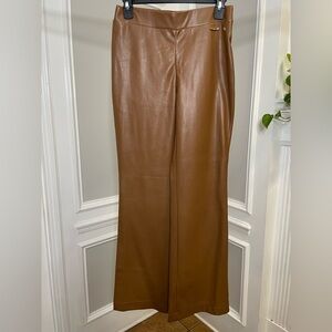 Marc New York Tan Faux Leather Pants